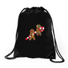 red vs green   you are dead Drawstring Bags