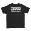 mimosa sundays brunch mens Youth Tee