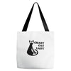 crazy cat lady Tote Bags