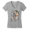 you burn yourself Women's V-Neck T-Shirt