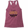 I Wear Gold For My Hero In Haven Racerback Tank