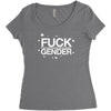 fuck gender Women's Triblend Scoop T-shirt