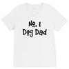 number one dog dad V-Neck Tee