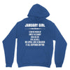Super January Girl Unisex Hoodie