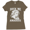 mozart tribute Ladies Fitted T-Shirt