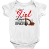 Just A Girl In Love With Her Heavy Equıpment Operator Baby Bodysuit