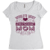 world's most awesome mom Women's Triblend Scoop T-shirt