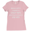 husbands wives joke Ladies Fitted T-Shirt