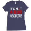 it's not a bug Ladies Fitted T-Shirt