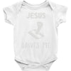 jesus drives me Baby Onesie