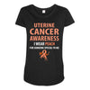 i wear peach for some special to me Maternity Scoop Neck T-shirt