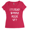 i'm dead wanna hook up american horror story Women's Triblend Scoop T-shirt