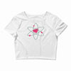 atomic heart Crop Top