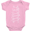 falling cat Baby Bodysuit