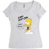 Homer Simpson Women's Triblend Scoop T-shirt