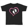 Baby Girl with Heart Any Name Customized Toddler T-shirt