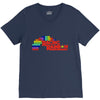 racing rainbow V-Neck Tee