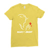 beauty and the beast Ladies Fitted T-Shirt