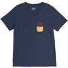 Heart Pocket V-Neck Tee