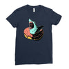 donut shark! Ladies Fitted T-Shirt