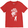 reel moms fish V-Neck Tee