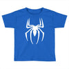 spiderman white logo Toddler T-shirt