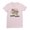 hard corg Ladies Fitted T-Shirt