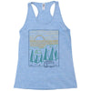 camp river Racerback Tank
