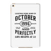 legends were born in october genuıne 1996 qualıty one kind of aged l iPad Mini 4