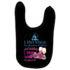 yoga and wine Baby Bibs