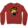 captain haddock tintin cartoon comic Crewneck Sweatshirt