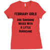 February girls Ladies Fitted T-Shirt