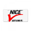 LET'S DO IT License Plate