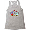 eggplant wizard and king hippo Racerback Tank