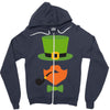 DABBİNG LEPRECHAUN Zipper Hoodie