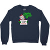 heapy new year funny santa claus christmas Crewneck Sweatshirt
