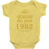 queens are born in 1982 Baby Bodysuit