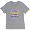 I Never Dreamed I'd Grow Up To Be A Super Cool Mom Of A Freaking Aweso V-Neck Tee