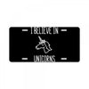 i believe in unicorns 2 License Plate