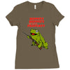 hippity hoppity get off my property Ladies Fitted T-Shirt