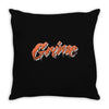 crime Throw Pillow