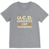 i have o.c.d obsessive cat disorder V-Neck Tee