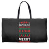merry corruption of a pagan holiday Weekender Totes