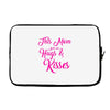 this mom hugs kiss es Laptop sleeve