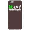 zombie never give up fun iPhone 6/6s Case
