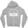 bargain loud records Zipper Hoodie