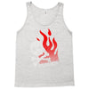 skull &amp; flames Tank Top
