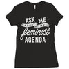feminist agenda Ladies Fitted T-Shirt
