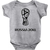 russia 2018 Baby Bodysuit