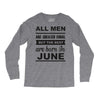 all men are created equal june Long Sleeve Shirts
